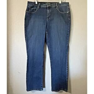 LRL Lauren Jeans Co Pants Women 16W Blue Classic Straight Ralph Lauren Pants